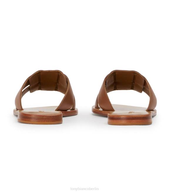 Sandalen| de Tony Bianco Frauen Wohnungen erzwingen bräunen 4624609